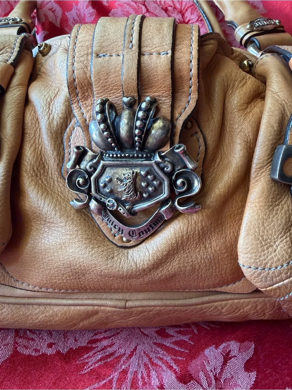 Vintage Leather Juicy Couture Purse - Picture 4 of 14